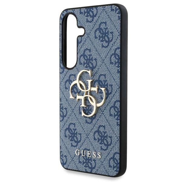 Guess 4G Metal Logo Back Cover Samsung Galaxy S25 - Blau