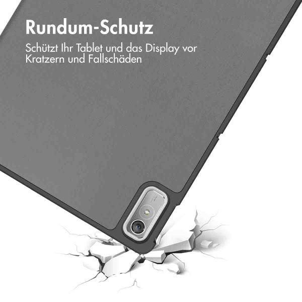 imoshion Trifold Klapphülle für das Lenovo Tab P11 (2nd gen) - Grau