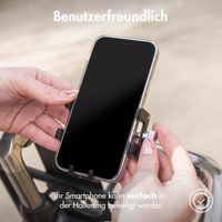 imoshion Handyhalterung für das Fahrrad für das iPhone 13 Pro - Verstellbar - Universell - Aluminium - Schwarz