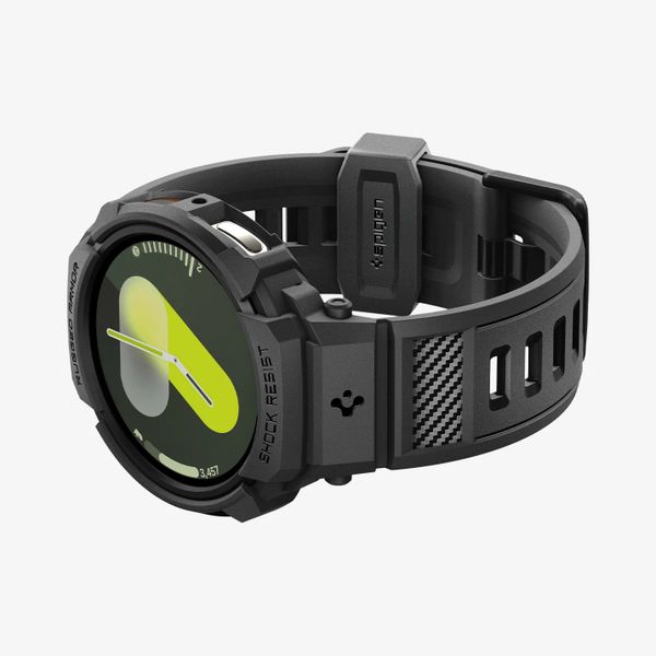 Spigen Rugged Armor™ Pro Hülle Samsung Galaxy Watch 9 / Watch 8 (40 mm) - Matte Black
