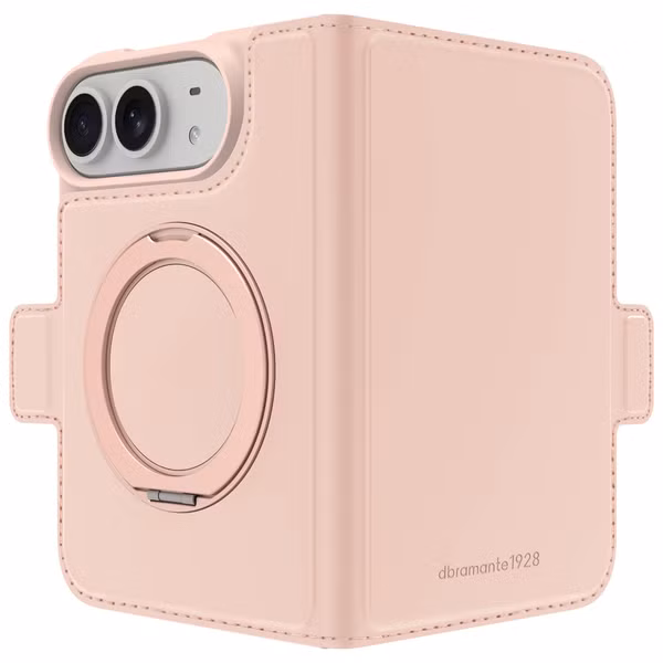 dbramante1928 Copenhagen ICON Klapphülle Apple iPhone Duo - Pink Sand