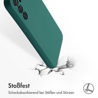 Accezz Liquid Silikoncase für das Samsung Galaxy A34 (5G) - Forest Green