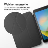 imoshion Origami Klapphülle iPad 9 (2021) 10.2 Zoll / iPad 8 (2020) 10.2 Zoll / iPad 7 (2019) 10.2 Zoll - Schwarz