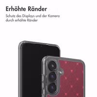 imoshion Design Hülle Samsung Galaxy S25 FE - Crush Check Coral Dust