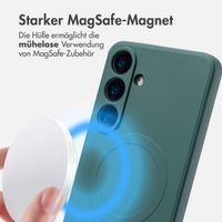 imoshion Color Back Cover mit MagSafe für das Samsung Galaxy S25 Plus - Dunkelgrün