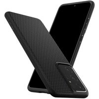 Spigen Liquid Air™ Backcover Samsung Galaxy S21 Ultra - Schwarz