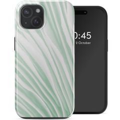 Selencia Vivid Rückabdeckung mit MagSafe Apple iPhone 15 - Nature Grayed Jade