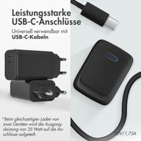 imoshion 35 Watt Ladegerät | Mit 2 USB-C-Anschlüssen - Schwarz