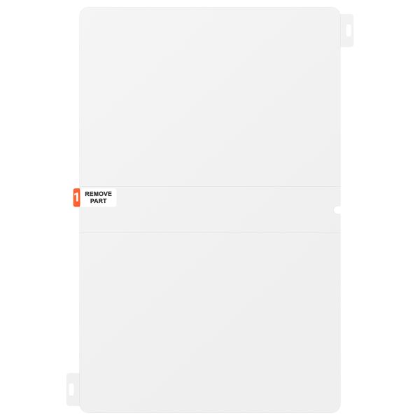 Samsung Enstpiegelte Original Displayschutzfolie für das Samsung Galaxy Tab S10 Plus / Tab S9 FE Plus / Tab S9 Plus - Transparent