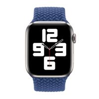 Apple Geflochtenes Solo Loop für das  Apple Watch | 44/45/46/49 mm - Größe 9 - Atlantic Blue