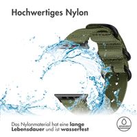 imoshion Nylonarmband für das Apple Watch Series 1-9 / SE - 38/40/41 mm / Series 10 - 42 mm - Hellgrün