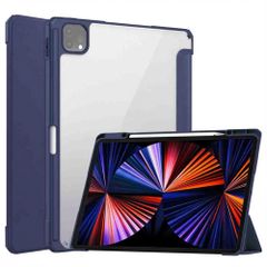 imoshion Trifold Hardcase Klapphülle Apple iPad Pro 12.9 (2018/2020/2021/2022) - Dunkelblau