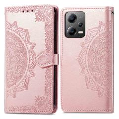 imoshion Mandala Klapphülle für das Xiaomi Poco X5 5G - Rose Gold