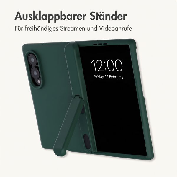 imoshion Color Backcover mit Ständer Samsung Galaxy Z Fold 8 - Dunkelgrün