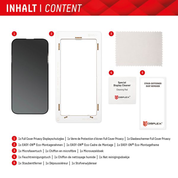 Displex Displayschutz aus gehärtetem Glas Privacy Samsung Galaxy S23 Plus