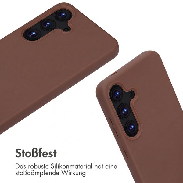 imoshion SilikonHülle mit Band Samsung Galaxy S25 - Braun