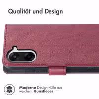 imoshion Luxuriöse Klapphülle OnePlus Nord CE5 - Bordeaux