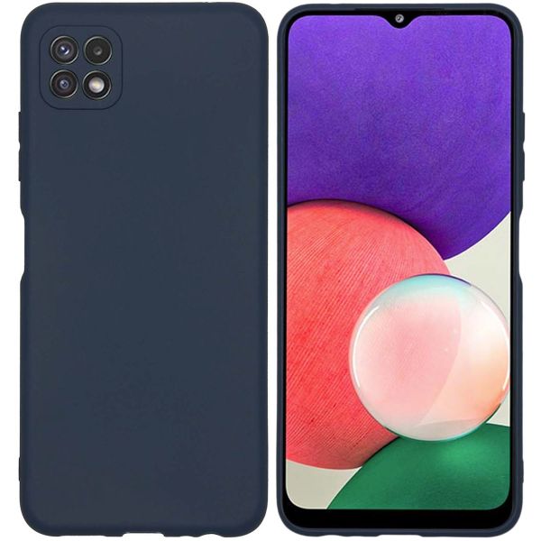 imoshion Color TPU Hülle für das Samsung Galaxy A22 (5G) - Dunkelblau