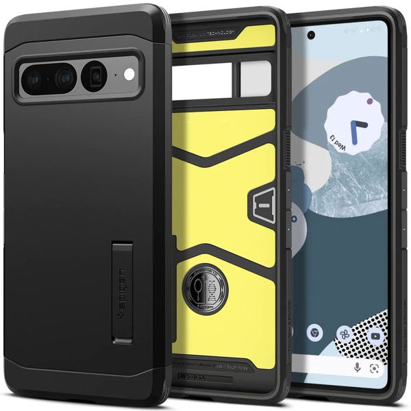 Spigen Tough Armor Backcover für das Google Pixel 7 Pro - Schwarz