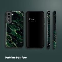 Selencia Vivid Back Cover Samsung Galaxy S21 FE - Chic Marble Quartz