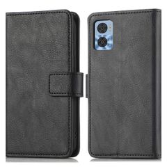 imoshion Luxuriöse Klapphülle Motorola Moto E22 - Schwarz