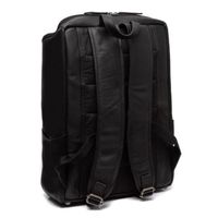 The Chesterfield Brand Rich Laptop Rucksack 15-15.6 Zoll - Echtes Leder - Schwarz