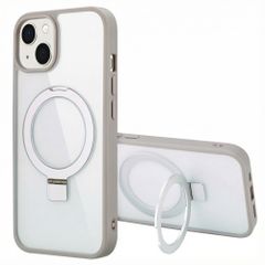 Accezz Ring Stand Backcover mit MagSafe Apple iPhone 13 - Grau