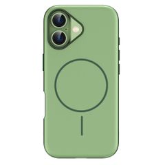 imoshion Color Backcover mit Thin MagSafe Ring Apple iPhone 16 - Dunkelgrün