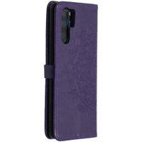 Mandala Klapphülle Violett für das Huawei P30 Pro