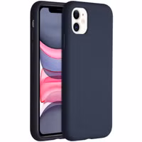 Accezz Liquid Silikoncase Blau für das Apple iPhone 11