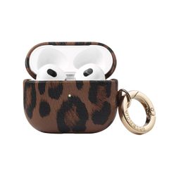 Selencia Sabi Case Apple AirPods 3 - Leopardenmuster - Mocha Brown