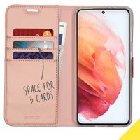 Accezz Wallet TPU Klapphülle Samsung Galaxy S21 Plus - Rosé gold