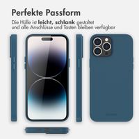 Accezz Leather Backcover mit MagSafe für das Apple iPhone 14 Pro Max - Dunkelblau