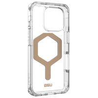 UAG Plyo Backcover MagSafe für das iPhone 16 Pro - Ice / Gold