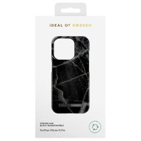 iDeal of Sweden Fashion Back Case Apple iPhone 15 Pro - Black Thunder Marble