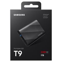 Samsung Portable SSD T9 - 1TB - USB 3.2 Gen 2x2 - Schwarz