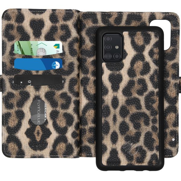 imoshion 2-1 Wallet Klapphülle für das Samsung Galaxy A51 - Leopard