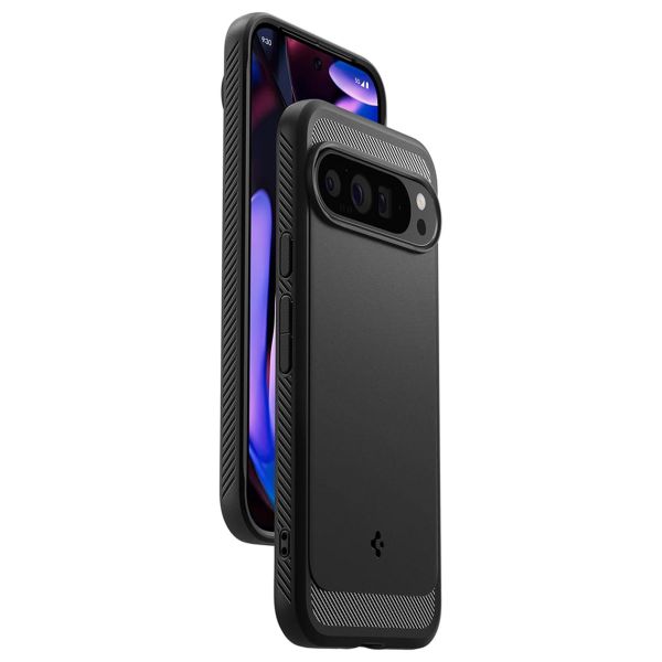 Spigen Rugged Armor Case für das Google Pixel 9 Pro XL - Schwarz