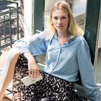 Selencia Echtleder Klapphülle Samsung Galaxy A72 - Greige