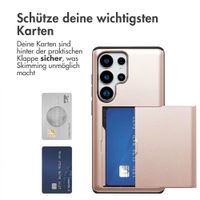 imoshion Backcover mit Kartenfach Samsung Galaxy S25 Ultra - Rosé gold