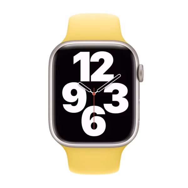 Apple Nike Sport Armband für Apple Watch Series 1 - 9 / SE (38/40/41 mm) | Series 10 / 11 (42 mm) - Lemon Zest