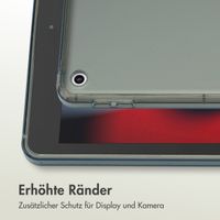 Accezz Frosted Backcover Apple iPad 9 (2021) 10.2 Zoll / iPad 8 (2020) 10.2 Zoll / iPad 7 (2019) 10.2 Zoll - Schwarz