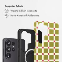 Selencia Vivid Rückabdeckung mit MagSafe Samsung Galaxy S26 Ultra - Check This Olive