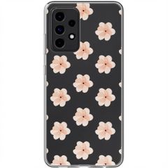 imoshion Design Hülle Samsung Galaxy A52(s) (5G/4G) - Floral Peach