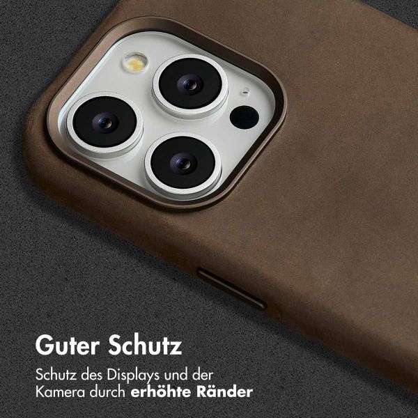 Accezz Vintage Leather Magsafe Backcover Apple iPhone 15 Pro - Rustic Brown