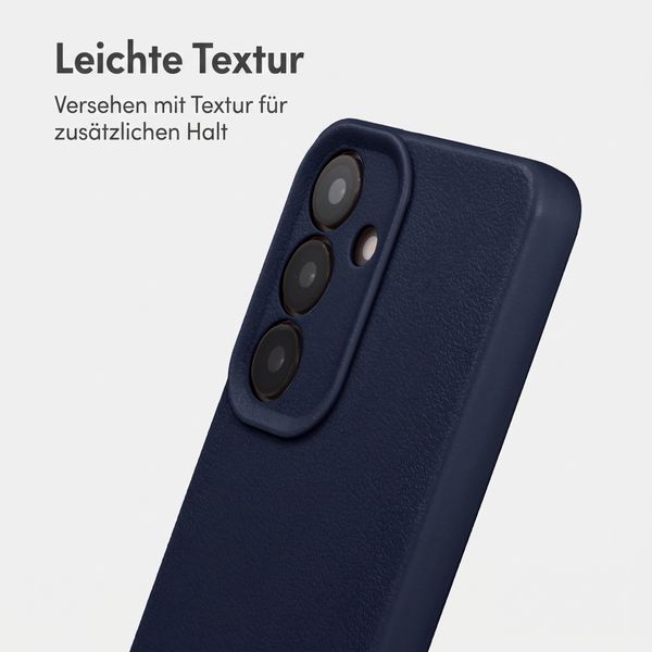 imoshion Texture Backcover Samsung Galaxy S25 - Dunkelblau