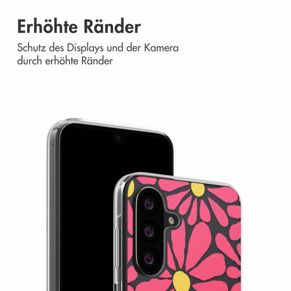 imoshion Design Hülle Samsung Galaxy A26 - Dusty Rose Flowers Connect