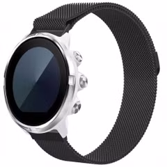 imoshion Magnetisches Milanaise Armband -   Universelle 24 mm Anschluss - Schwarz