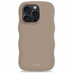 Holdit Wavy Case Apple iPhone 15 Pro Max - Mocha Brown
