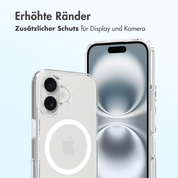 Accezz Xtreme Impact Backcover mit MagSafe Apple iPhone 16 - Transparent